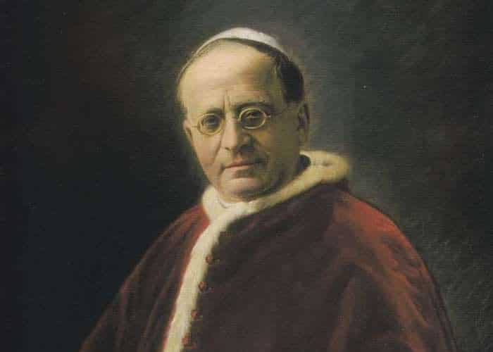 Pope Pius XI continued Pope Leo's effort against socialism, communism, promoting, instead, human dignity, solidarity, and subsidiarity