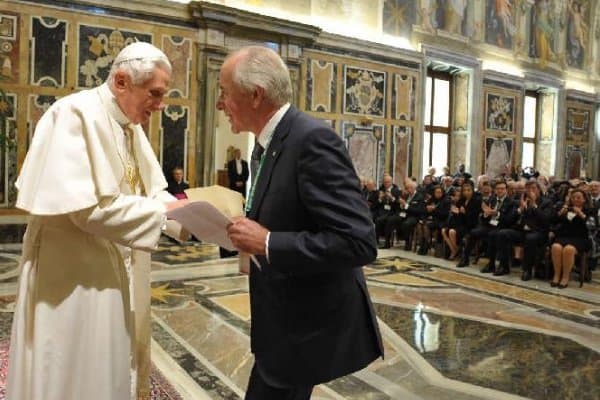 Pope Benedict XVI addresses CAPP in 2010 at the Vatican.