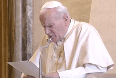 Pope St. John Paul II addresses CAPP in 1993 at the Vatican