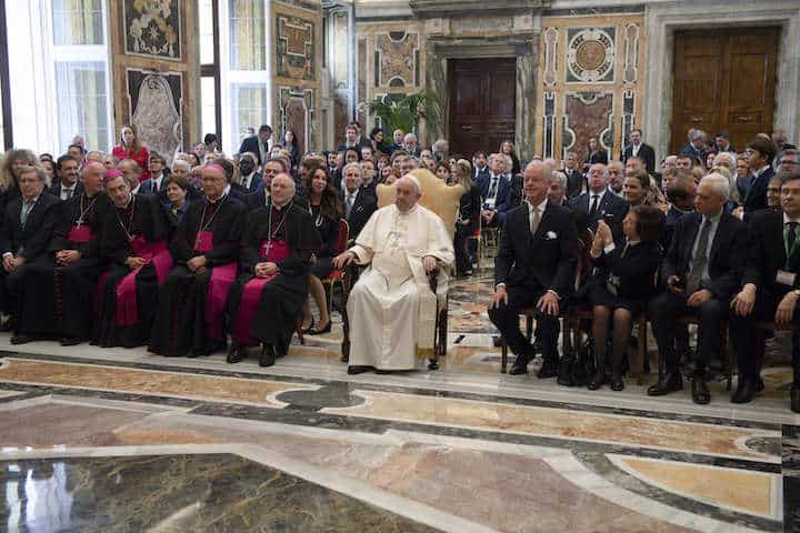 Pope Francis' address to CAPP emphasized the dignity of work as the means to fight poverty