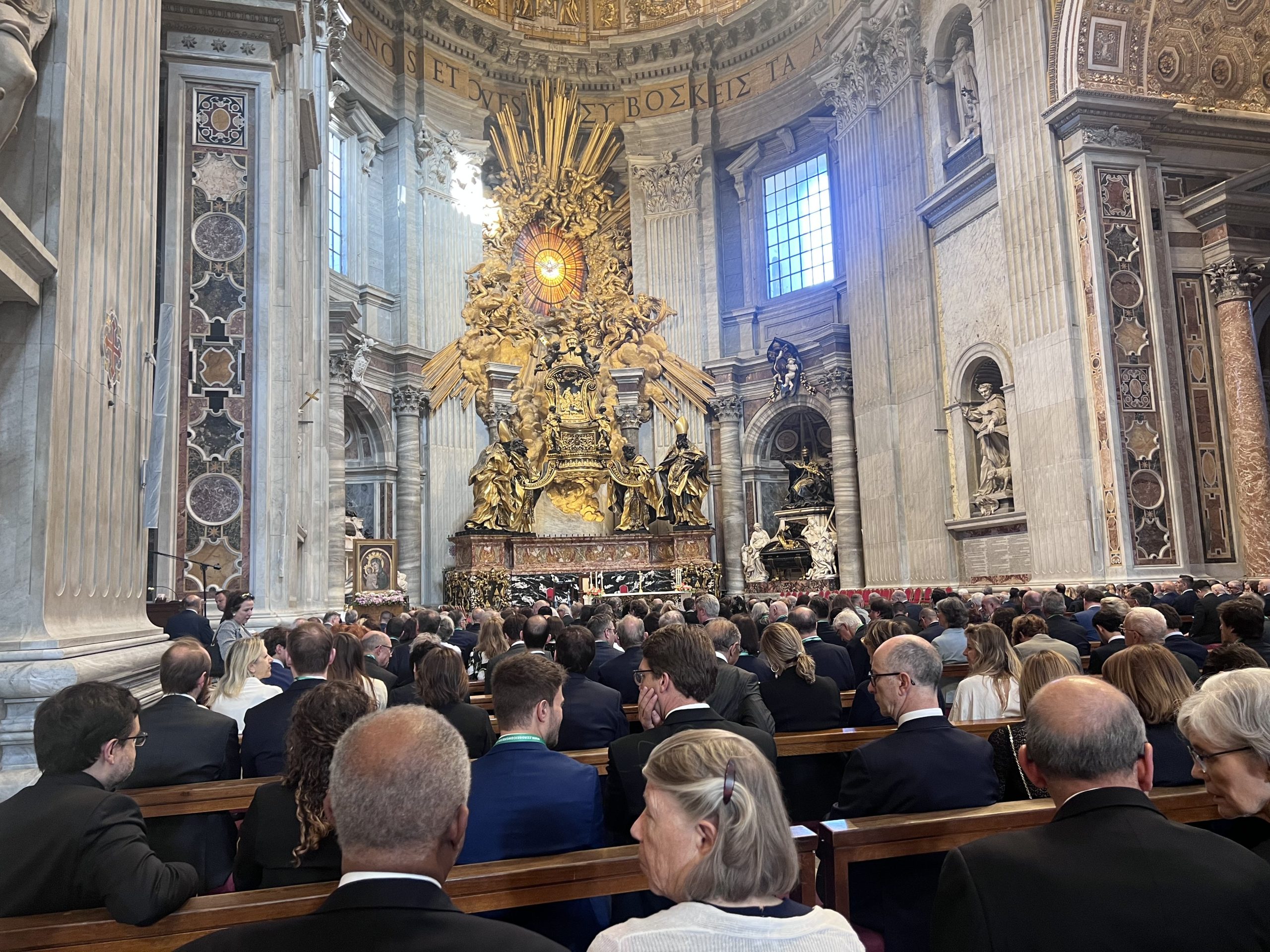 Mass in St. Peter's Basilica during the 2026 CAPP International Conference