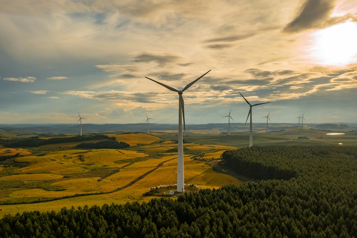 Renewal energy is helping to address climate change.